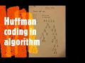 Huffman coding in Bangla algorithm
