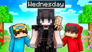 Download Adopted by WEDNESDAY in Minecraft! MP3