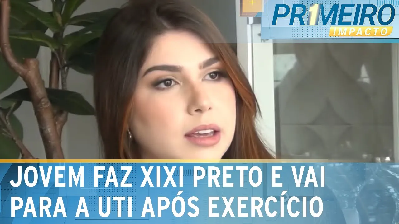 Xixi preto: os perigos do excesso em exercícios na academia | Primeiro Impacto (24/11/23)