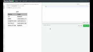 Hackerrank SQL Solution Basic SQL - Revising the Select Query I