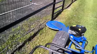 Fence line behind