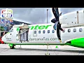 TRIP REPORT | ATR into Heavy Winds! | Binter ATR72 | Gran Canaria to Tenerife