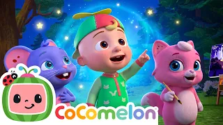 Mimi Flies to the Moon! 🚀 | CoComelon Animal Time | Fun Space Adventure | Kids Songs for You
