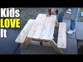 DIY Kids Size Picnic Table Beginner Friendly