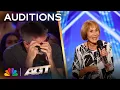 Download Lagu 83-Year-Old Sandra Risser Drops Cheeky Jokes Like A Pro... And The Judges LOSE It! | AGT 2025