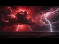 Download Lagu “Epic Red Thunderstorm with Flashing Lightning ⚡ 10 Hours 4K Live Wallpaper \u0026 Relaxing Background”