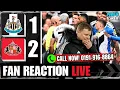SACK THE LOT - NEWCASTLE UNITED 1-2 SUNDERLAND MATCH REACTION LIVE