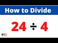 24 divided by 4 24 4