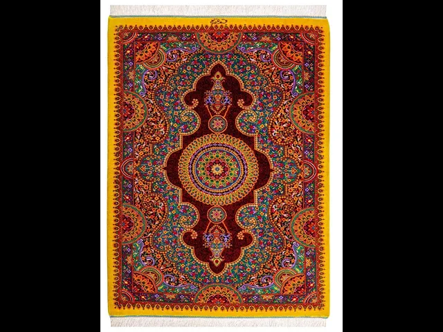 Arbal Workshop Rare Color Medallion Multicolor x Yellow 61x92cm (ID23009)