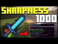 How to get sharpness 1000 in minecraft Java