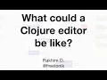 What could a editor be like - Rakhim Davletkaliyev