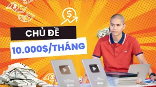 Kiếm 10.000$/Tháng với Youtube Nhờ Chủ Đề Làm RẤT DỄ Này #kiemtienyoutube