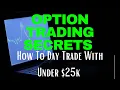 How To Get Around The PDT Rule and Take Same Day Profits By Creating A Spread