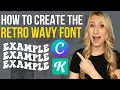 How to Design the Retro Wavy Font Trend for Etsy Still Trending in 2026