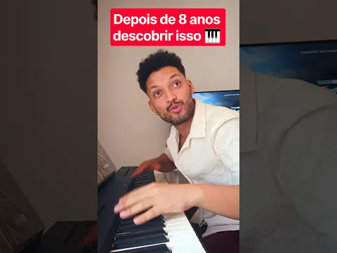 Depois de 8 anos descobri isso 🎹 #piano #música
