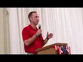 State Representative candidate Noah Smith speaks at Children s Center Meet the Candidates event