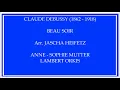 ANNE SOPHIE MUTTER & LAMBERT ORKIS CLAUDE DEBUSSY BEAU SOIR