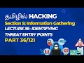 Lecture 36 - Identifying Threat Entry Points
