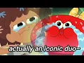 Lagu Team Po-Anne (Polly and Anne) being a chaotic Duo for 5 minutes straight || Amphibia