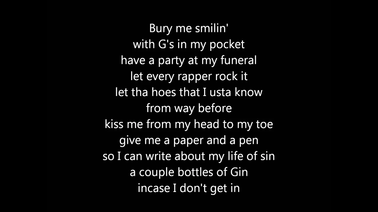 Tupac - Life Goes On Lyrics