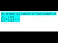 Greatest Integer Function JEE Olympiad IOQM PRMO