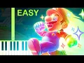 Lagu STARMAN THEME | New Super Mario Bros - EASY Piano Tutorial