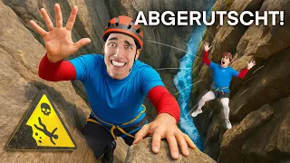Kann ich eine KLIPPE HOCHKLETTERN?! (abgerutscht) - Kaan Kann Alles (Folge 3)
