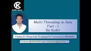 Multi Threading in Java Part-1 by Kofel