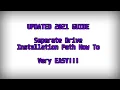UPDATED How to Install Oculus Software On A Different Drive 2021