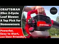 Craftsman 25cc 2-Cycle Leaf Blower Unboxing Usage and Review Craftsman 25cc Two Cycle Leaf Blower