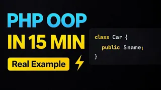 OOP in 15 Minutes - Classes Objects with Real Example