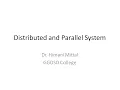 Distributed and Parallel Systems in Operating Systems with examples and differences