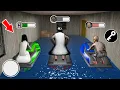 Playing as Granny Grandpa and Slendrina rides a Jet Skis in house - Gameplay Animation p 25