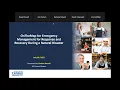 OnTheMap for Emergency Management for Response and Recovery During a Natural Disaster