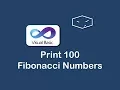 print 100 fibonacci numbers in vb net