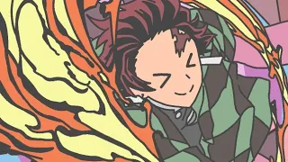 Kimetsu No Yaiba Season 2 Opening Paint Version 