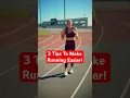Lagu Tips to make running easier! #shorts