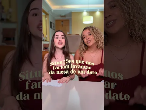 O que me faria levantar da mesa de um date