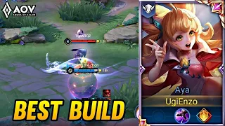 aov aya best build aya gameplay arena of valor