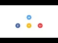 Social Share Button with Cool Animation HTML5 - CSS3