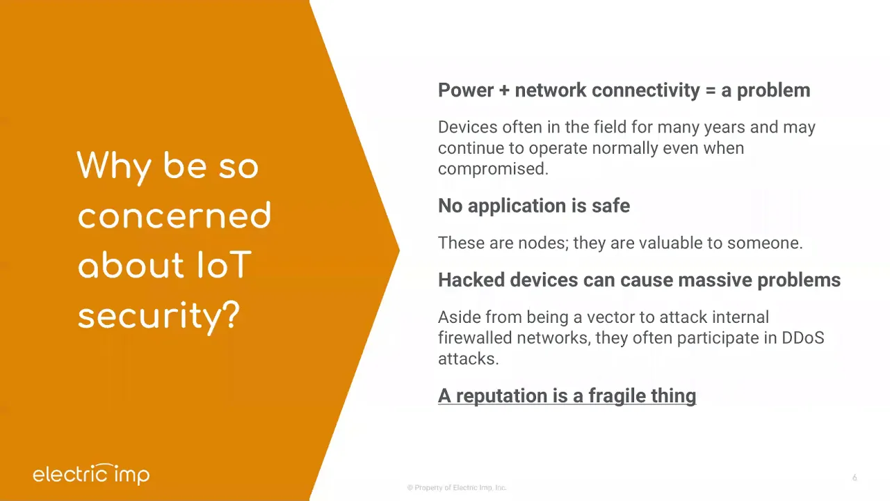 Best Practices for IoT Security - Electric Imp Webinar