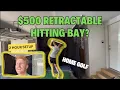 Easy Retractable DIY Home Golf Simulator Setup for LESS than 500