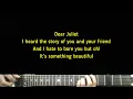 Matt Cooper - Something Beautiful | Karaoke Guitar Instrumental