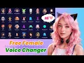 Free Girl Voice Changer Real-Time Male to Female Voice Changer 2025