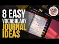 8 Easy Vocabulary Journal Ideas for Your Classroom The English Teacher Vibes