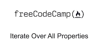 Iterate Over All Properties - Object Oriented Programming