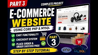 Complete PHP eCommerce Website Tutorial Core PHP MySQL Bootstrap 5 jQuery AJAX AI