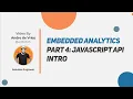 Embedding Tableau - Tableau JavaScript API Introduction Part 4 of 9