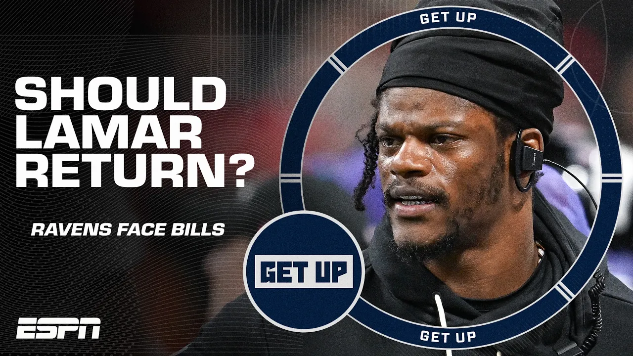 RETURN OR WAIT? 🤔 Should Lamar Jackson come back for the Ravens' matchup vs. the Bills?! | Get Up