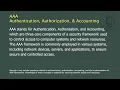 AAA - Authentication Authorization Accounting